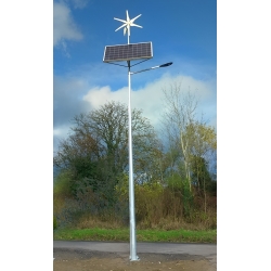 Autonomiczna lampa hybrydowa LED – PV 200W wys 5m, ekologiczne i niezależne oświetlenie